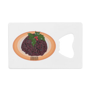 Illustration du pudding de Noël