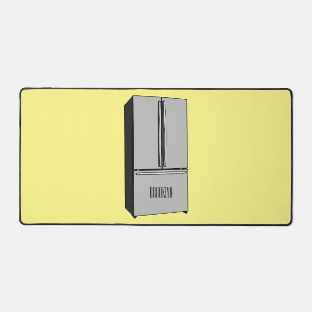 Illustration du réfrigérateur de porte française (Recto)