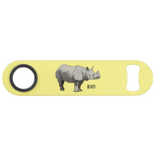 Illustration du rhinocéros de Javan