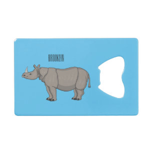 Illustration du rhinocéros de Javan