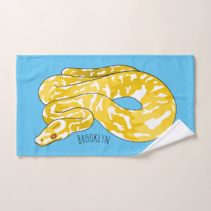 Illustration du serpent python birman