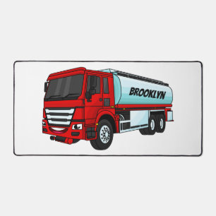 Illustration du transport de carburant par camion-