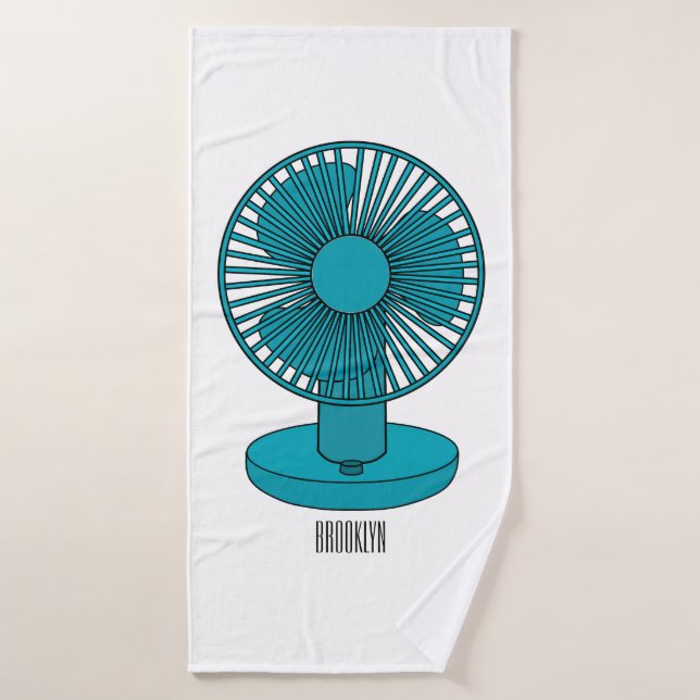 Illustration du ventilateur (Serviette de bain)