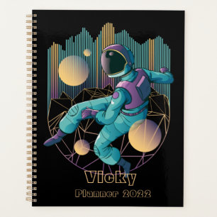 Illustration d'un astronaute technologique moderne