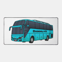 Illustration d'un autobus à passagers moderne