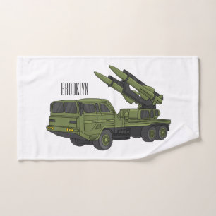 Illustration d'un camion de missiles militaires