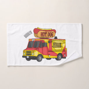 Illustration d'un camion de nourriture pour chien 
