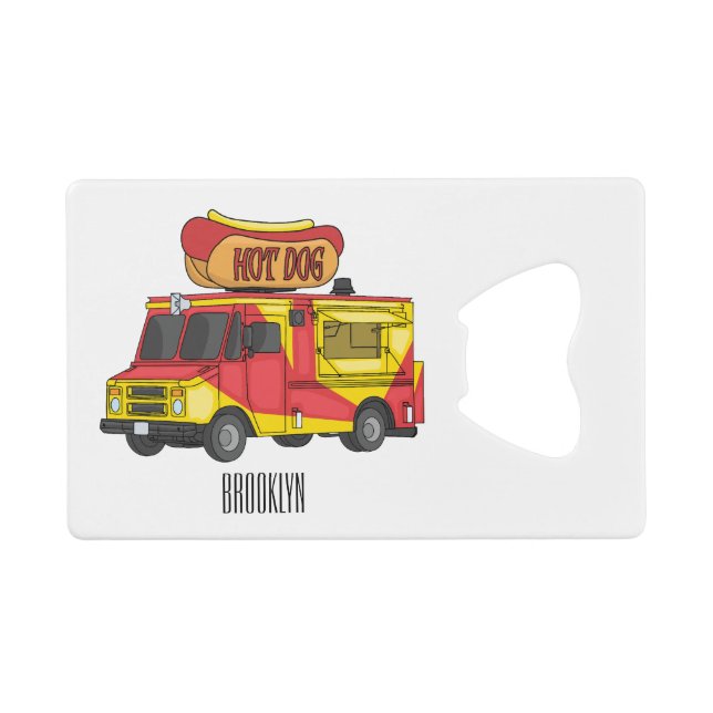 Illustration d'un camion de nourriture pour chien  (Devant (Horizontal))