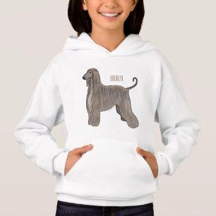 Illustration d'un chien hound afghan