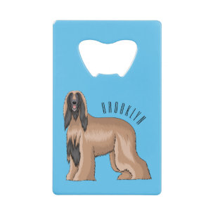 Illustration d'un chien hound afghan