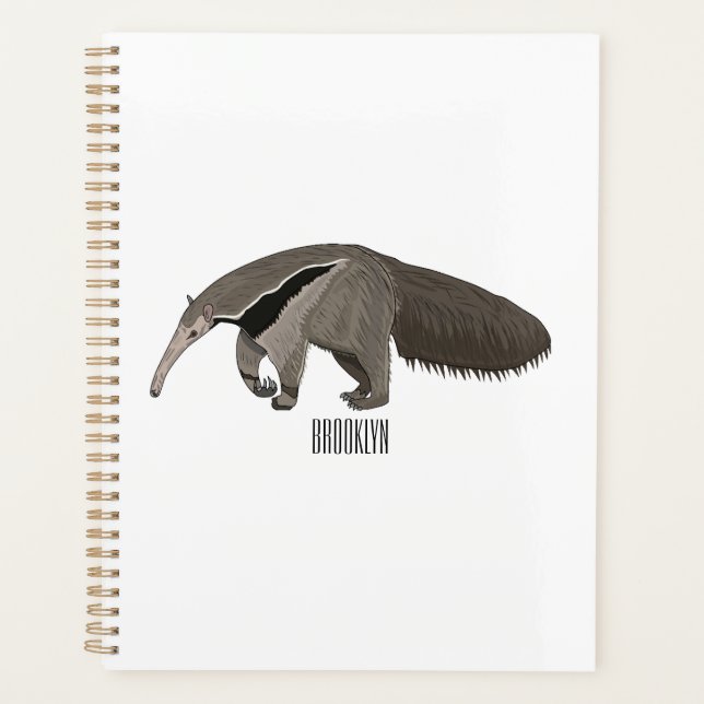 Illustration d'un dessin animé d'Anteater (Devant)