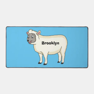 Illustration d'un mouton joyeux