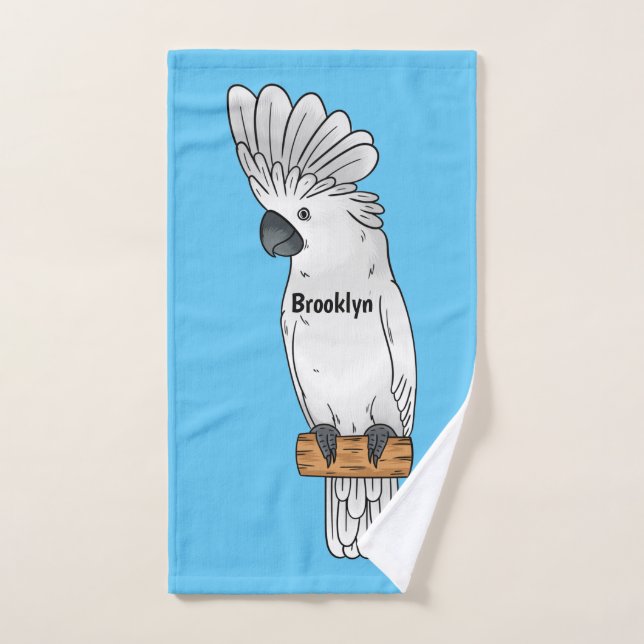 Illustration d'un oiseau de cobaye-parapluie (Serviette à main)