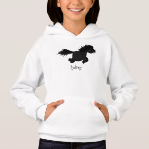 Illustration d'un poney de Shetland mignon