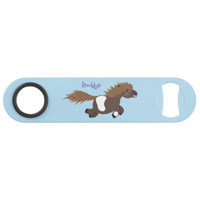 Illustration d'un poney de Shetland mignon (Devant (Horizontal))