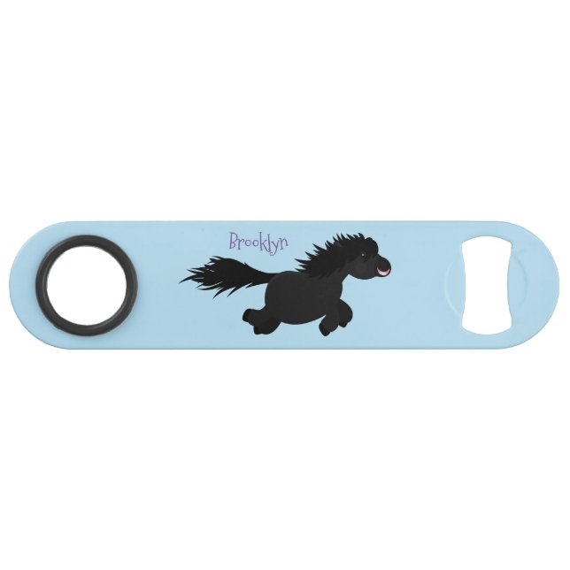 Illustration d'un poney de Shetland mignon (Devant (Horizontal))