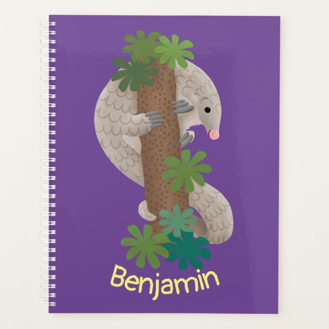 Illustration d'une anteure de pangolin mignonne (Devant)