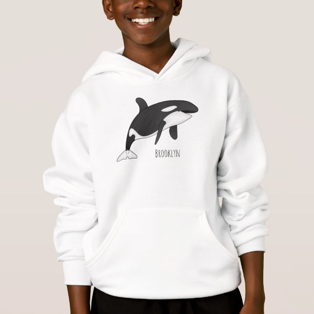 Illustration d'une baleine tueuse (Devant)