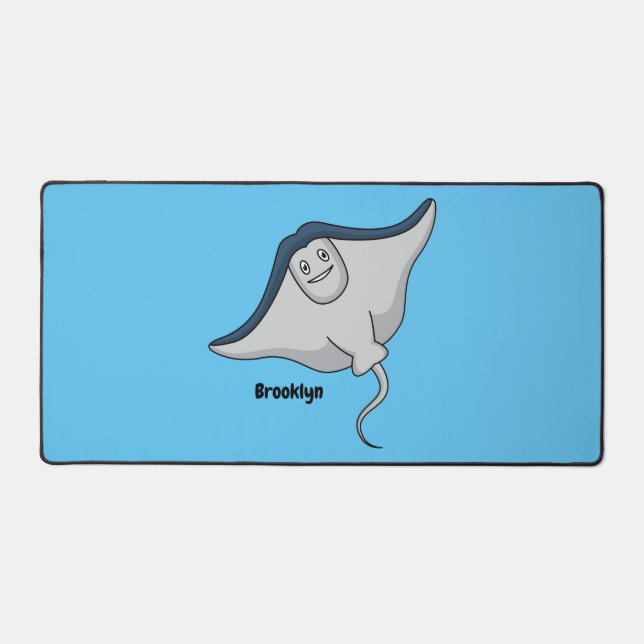 Illustration d'une caricature de poisson stingray (Recto)