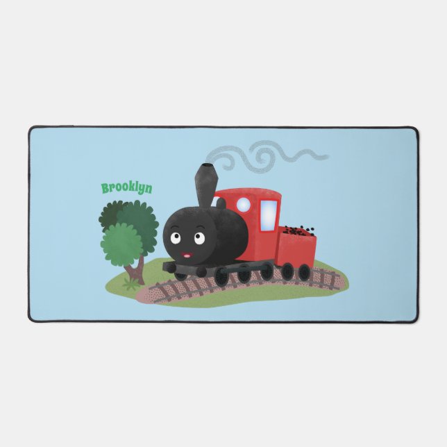Illustration d'une locomotive à vapeur mûre (Recto)