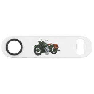 Illustration d'une moto de croiseur militaire