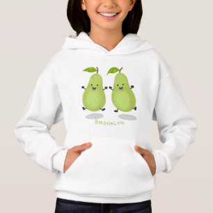 Illustration d'une paire de poires mignonne