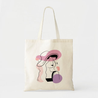 Illustration esthétique féminine - Sac fourre-tout