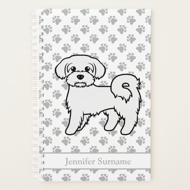 Illustration et nom de chien de dessin animé migno (Devant)