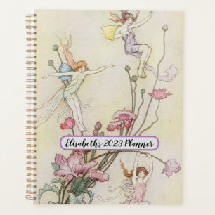 Illustration Fée Personnalisée vintage, Retro