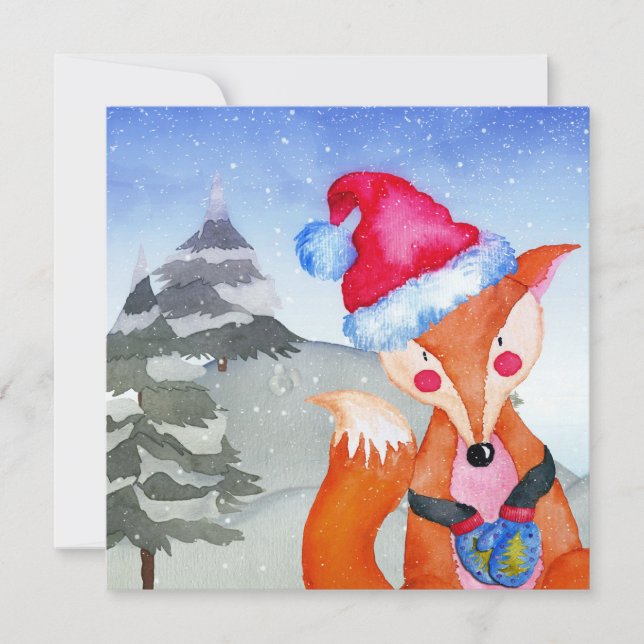 Illustration Fox Forest Woodland Friends (Devant)