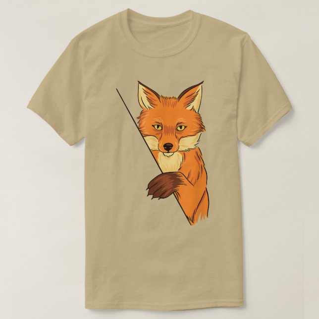 illustration fox T-shirt (Design devant)