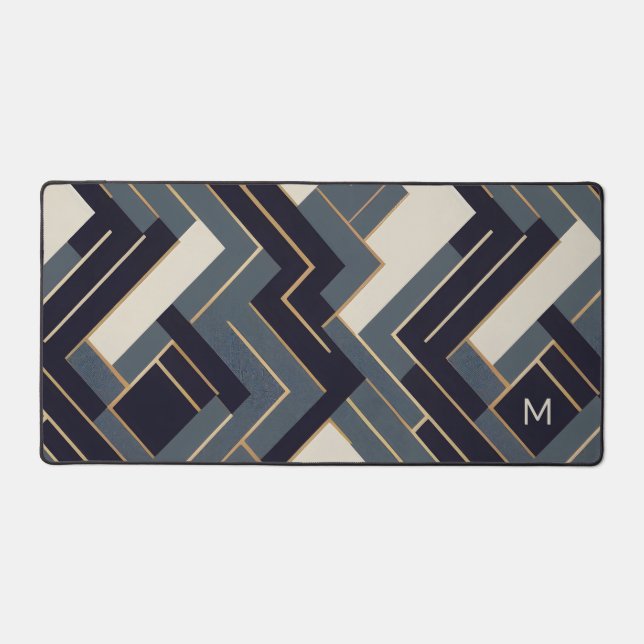 Illustration géométrique en or (Recto)