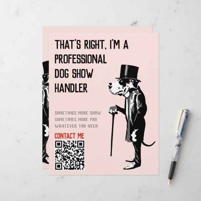 Illustration Grand Danois pour la promotion du dre (Devant/Arrière en situation)