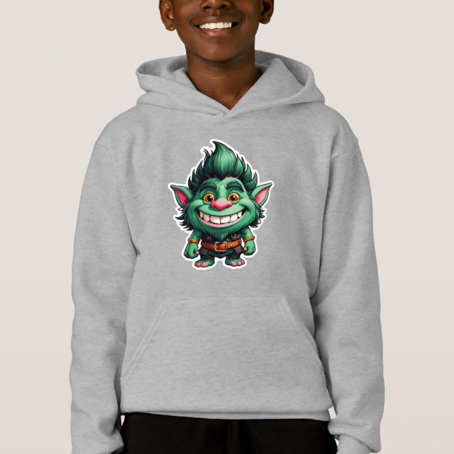 Illustration Happy Little Troll Chibi (Devant)