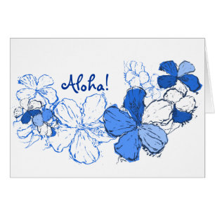 Illustration hawaïenne de Doodle Hibiscus