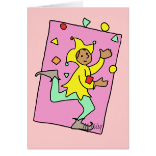 Illustration Jester Cartoon mignon enfant