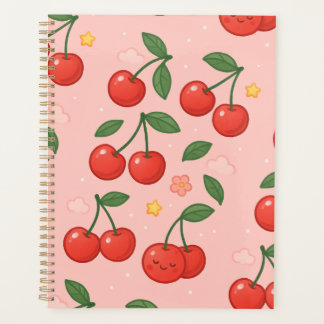 Illustration joyeuse de Kawaii Cherry Motif