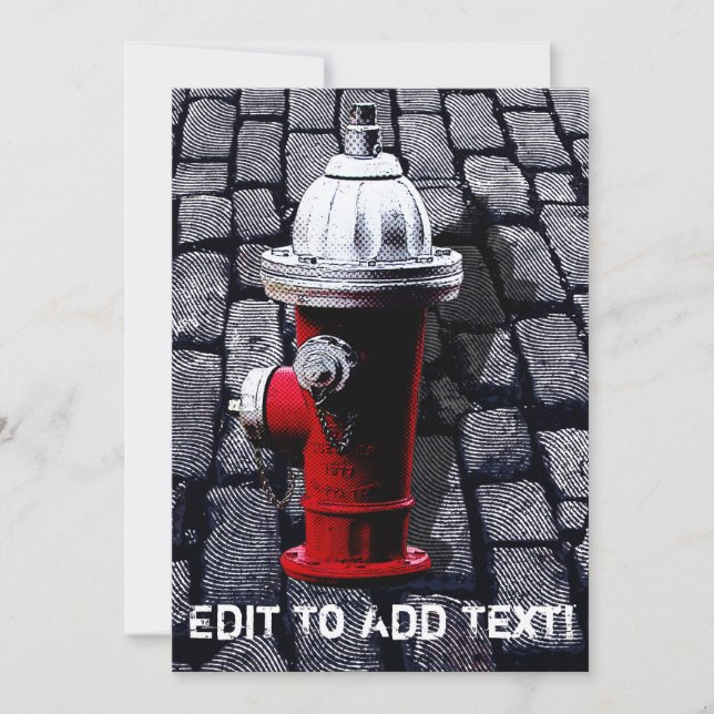 Illustration New York Fire Hydrant (Devant)