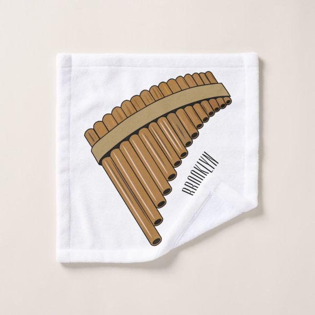 Illustration Pan flûte / panpipes (Gant de toilette)