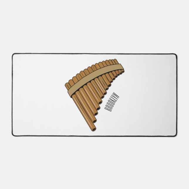 Illustration Pan flûte / panpipes (Recto)