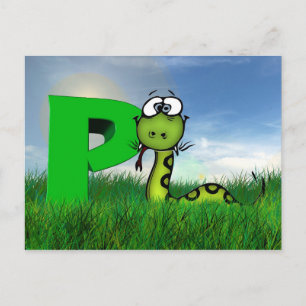 Illustration python carte postale