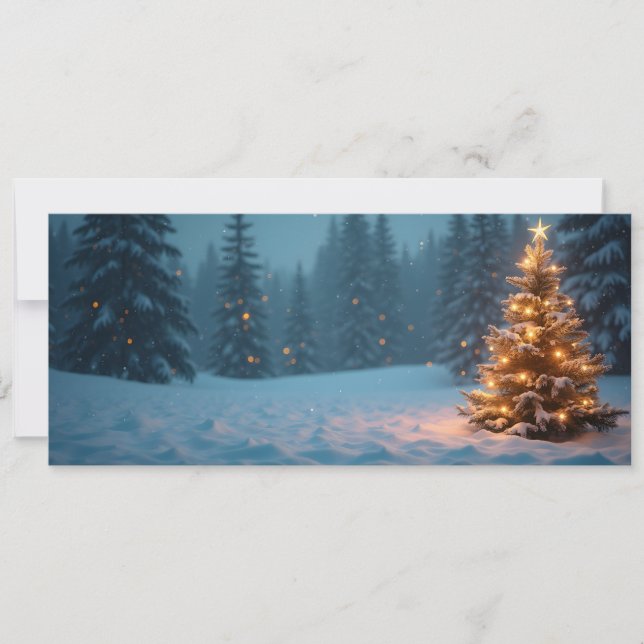 illustration Sapin enneigé  (Devant)