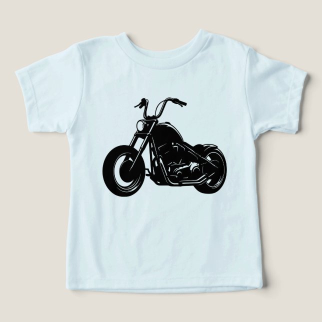 Illustration vectorielle de moto cruiser classique (Design Recto)