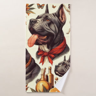 Illustration vintage Cane Corso