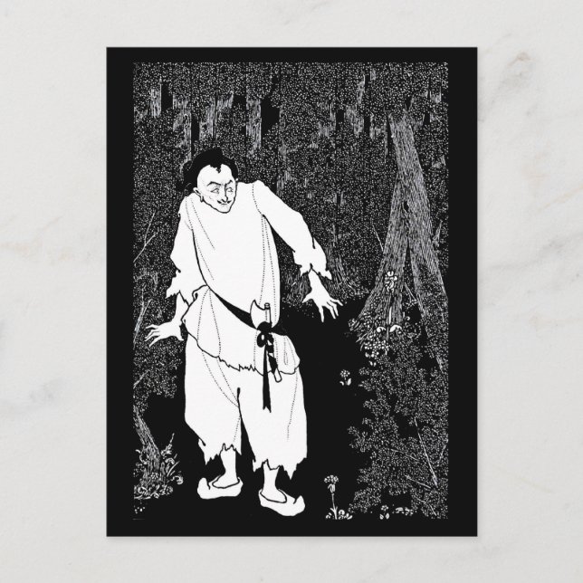 Illustration Vintage carte postale-Aubrey Beardsle (Devant)