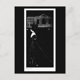 Illustration Vintage carte postale-Aubrey Beardsle
