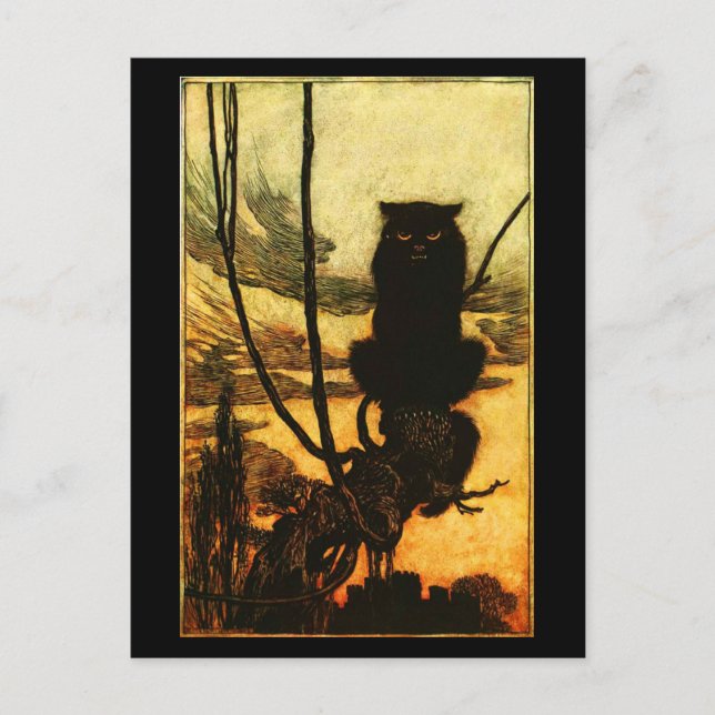 Illustration Vintage carte postale-Rackham 26 (Devant)