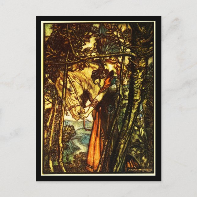 Illustration Vintage carte postale-Rackham 35 (Devant)