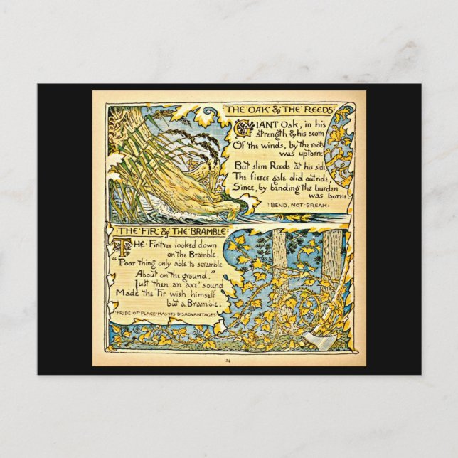 Illustration Vintage carte postale-Walter Crane 23 (Devant)