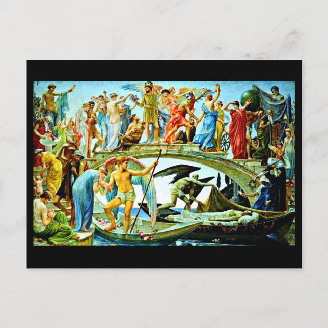 Illustration Vintage carte postale-Walter Crane 5 (Devant)